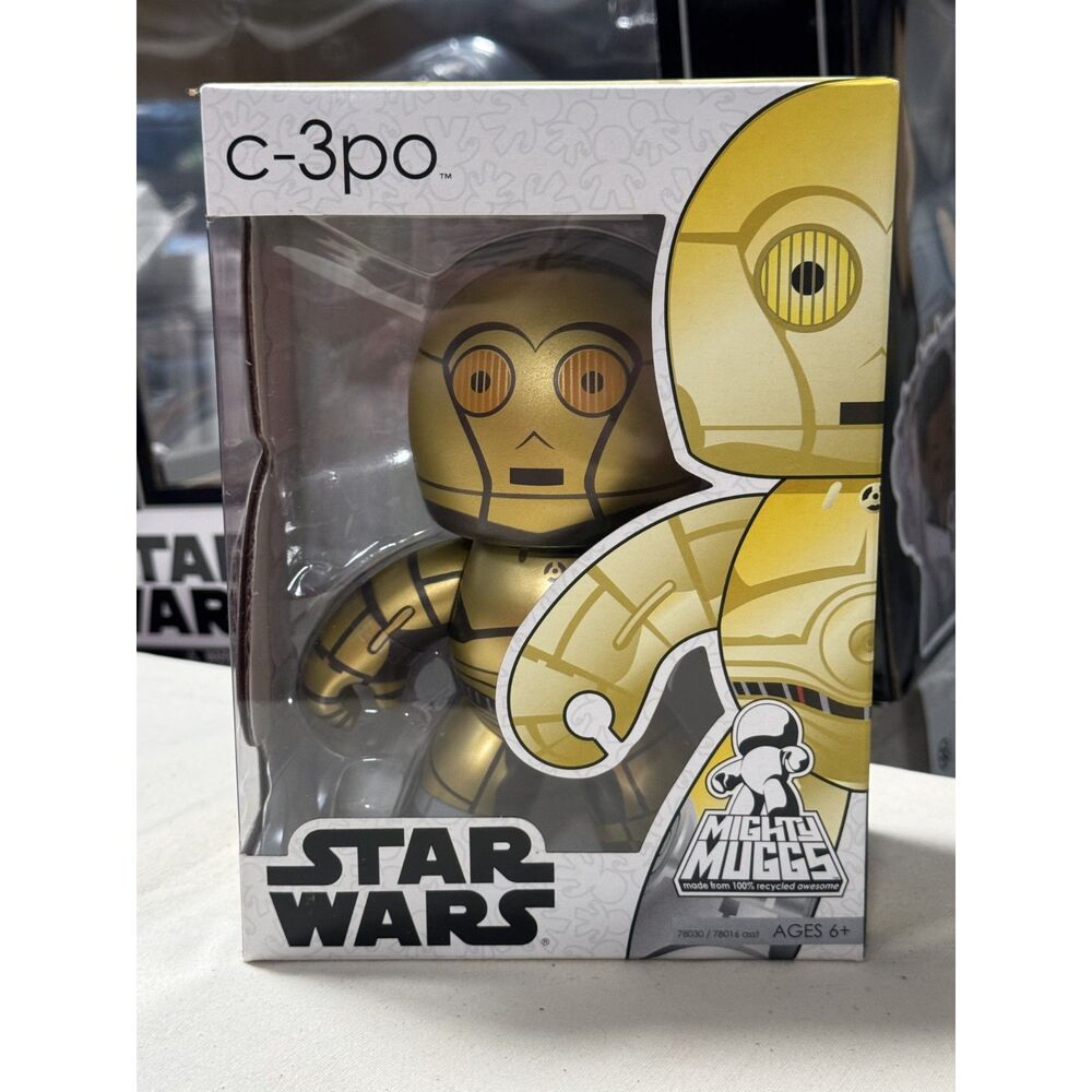 Star Wars Mighty Muggs C-3PO Droid Hasbro Vinyl Figure